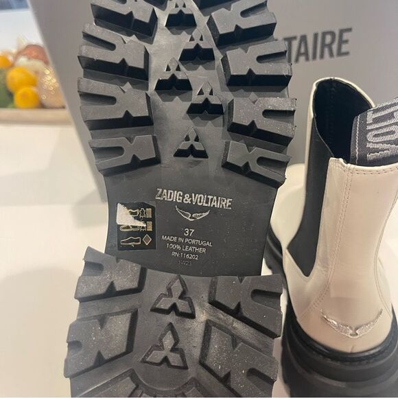 Zadig & Voltaire Chelsea Ride Boots NEW Size 37 - Picture 8 of 12